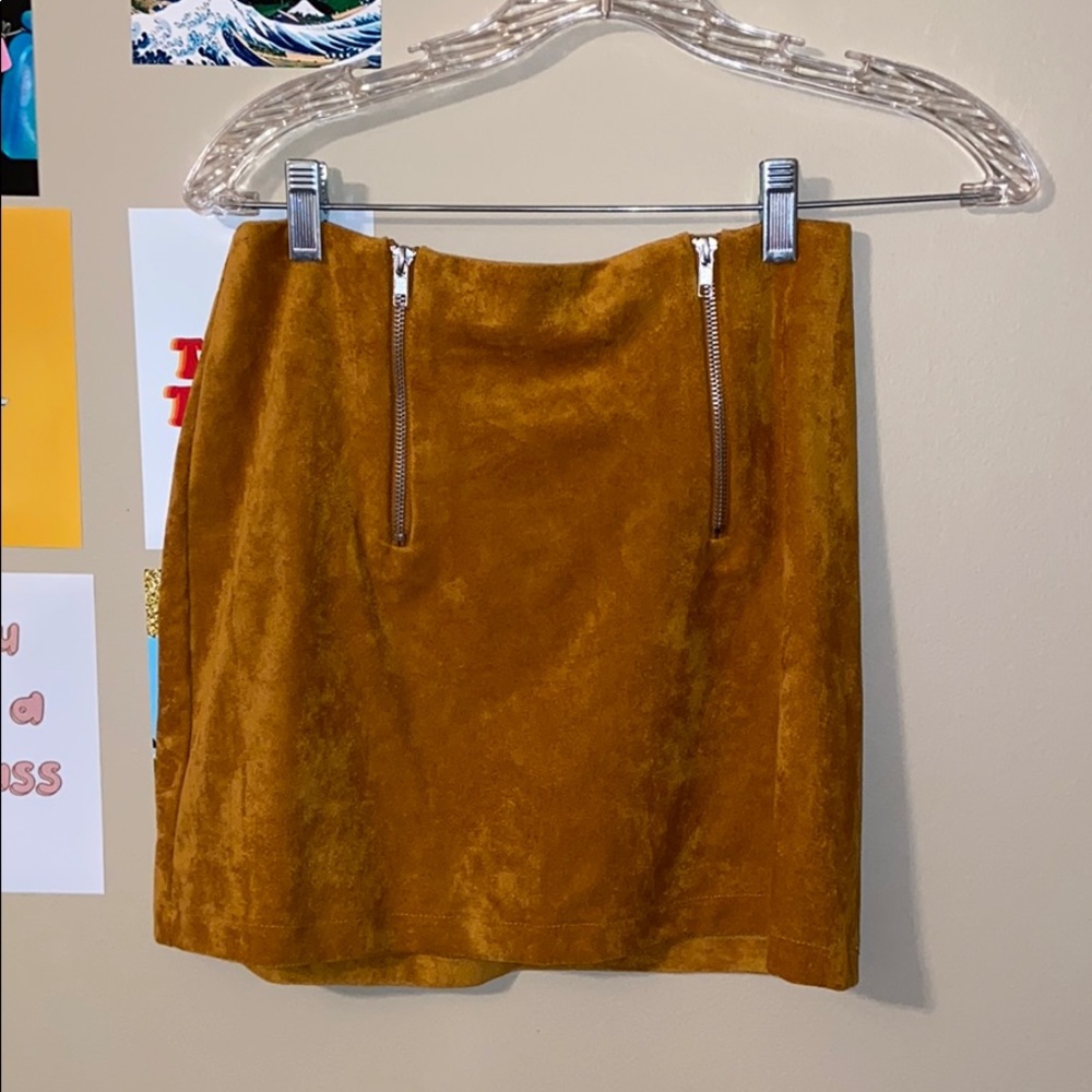Velour skirt